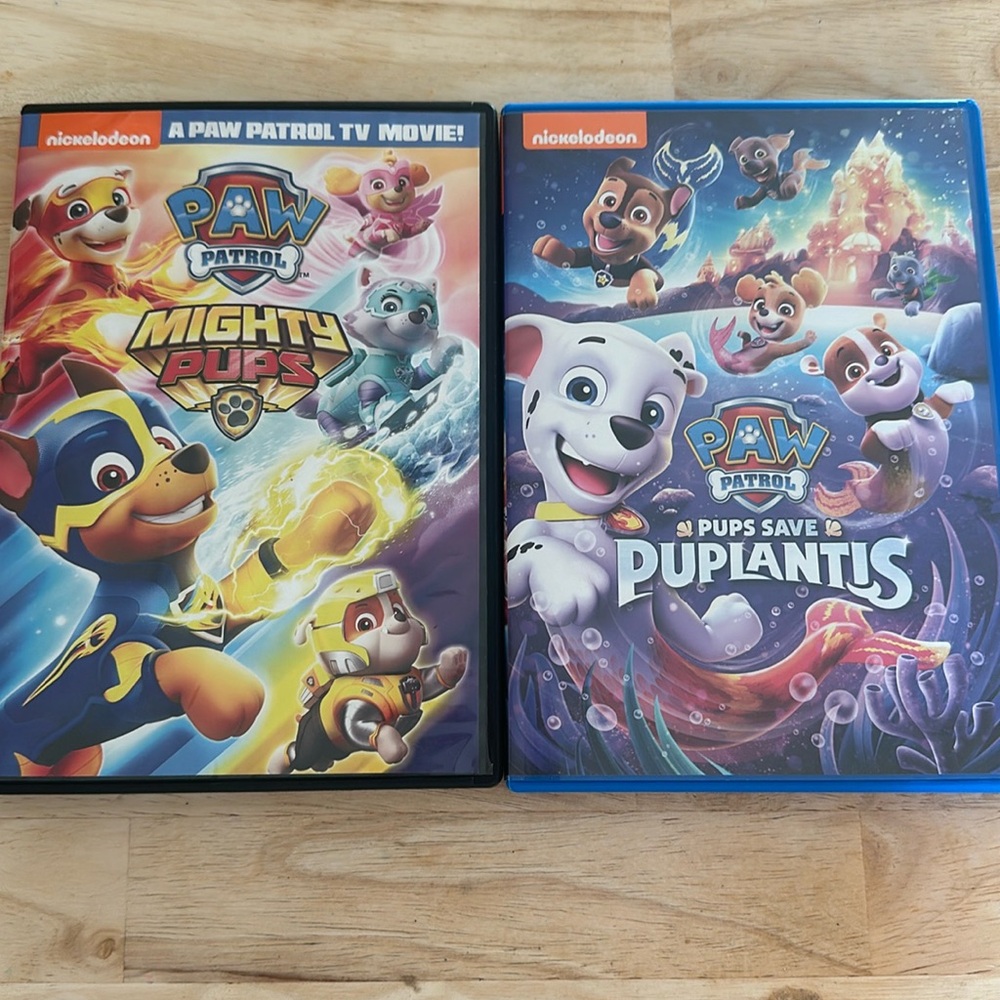 2 Paw Patrol DVDs